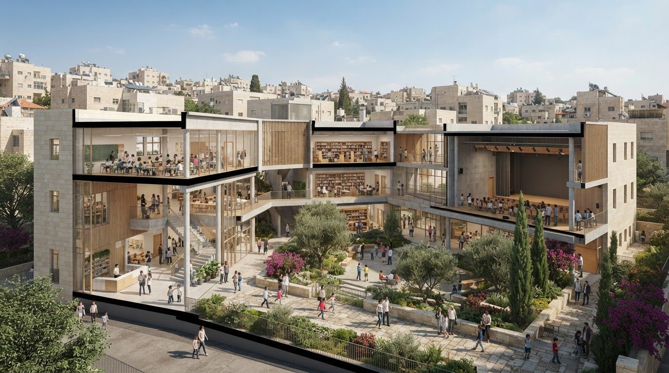 הדמיות למוסדות חינוך ומבני ציבור: כך ממחישים את הפרויקט לפני הבנייה