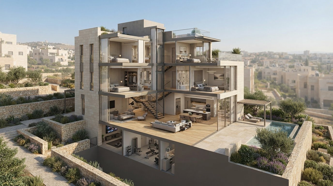 הדמיית חתך תלת מימדי: כך חושפים את פנים הנכס ומציגים את התכנון בבירור
